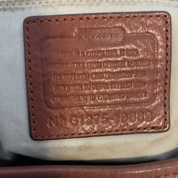 Coach leather hobo satchel with tassels - Picture 8 of 12